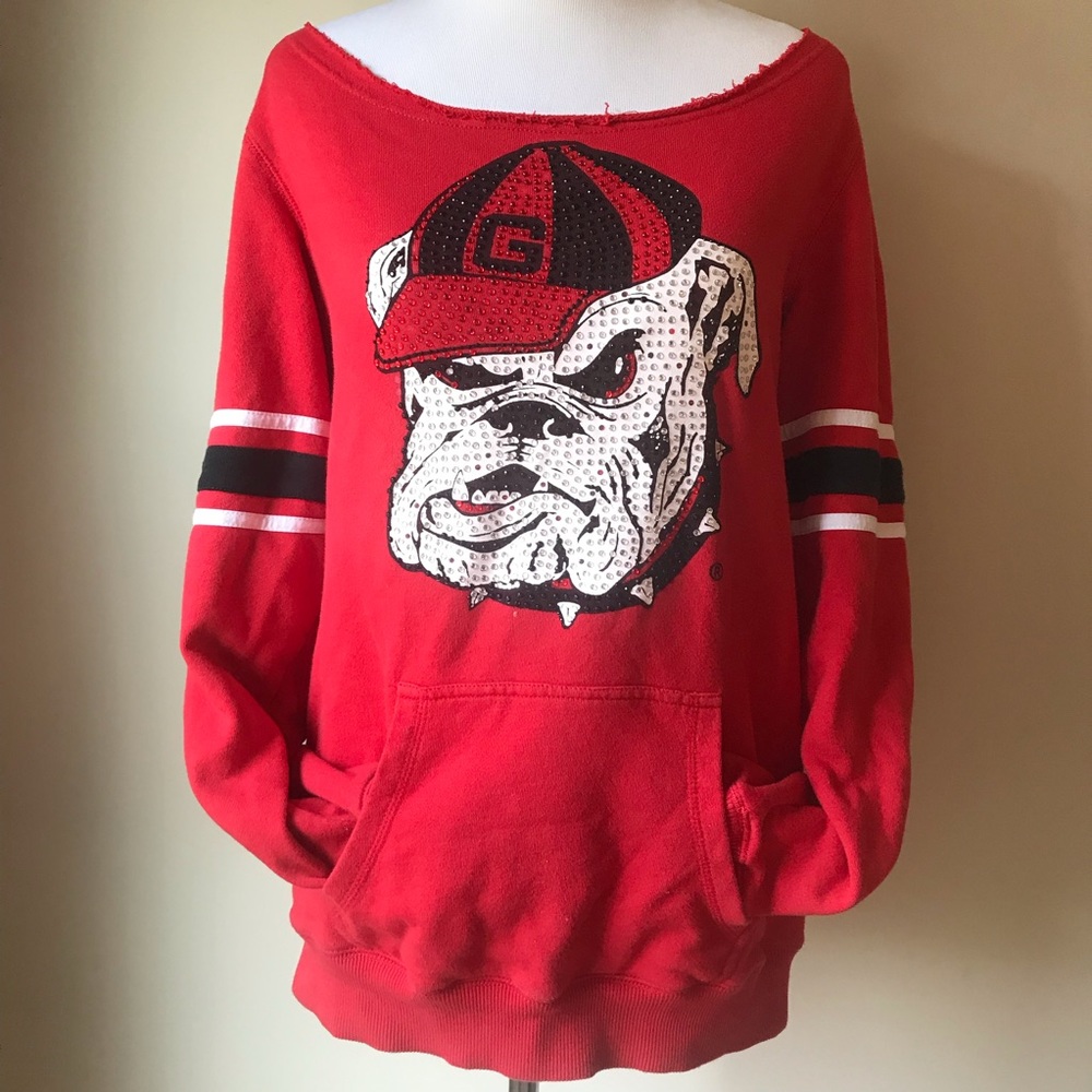 University of Georgia UGA Bulldawg Sweatshirt L